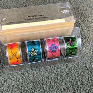 4 napkin rings